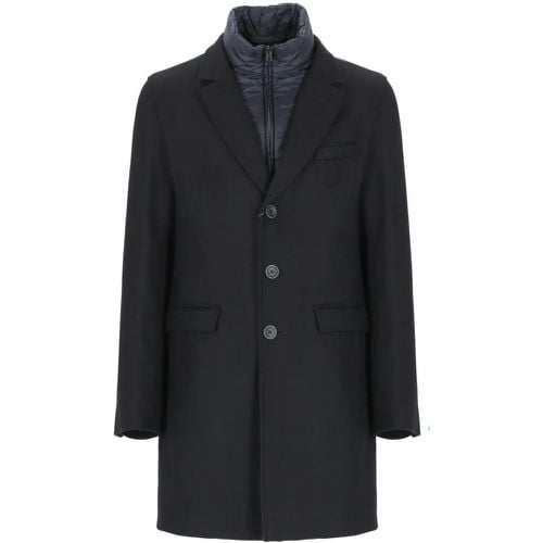 Wool Coat - Größe 52 - schwarz - Herno - Modalova