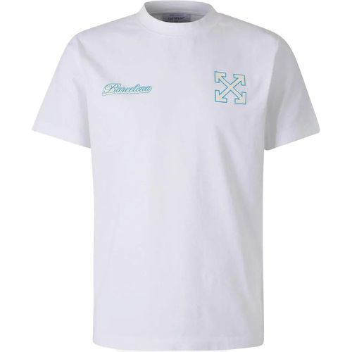 Cotton Logo T-shirt - Größe L - Off-White - Modalova