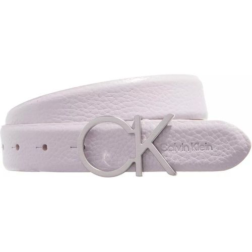 Gürtel - Re Lock Ck Logo Belt 30Mm Pbl - Gr. 90 - in - für Damen - Calvin Klein - Modalova