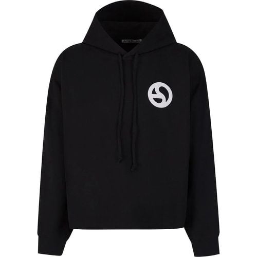 Printed Hood Sweatshirt - Größe L - Acne Studios - Modalova