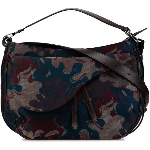 Shopper - Peter Doig Denim Camouflage Soft Saddle Bag - Gr. unisize - in - für Damen - Christian Dior - Modalova