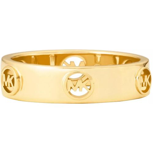Ring - 14K -Plated MK Logo Band Ring - Gr. 52 - in - für Damen - Michael Kors - Modalova