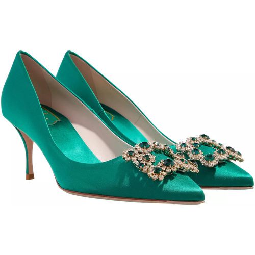 Pumps & High Heels - Pumps With Flower Buckle Satin - Gr. 39 (EU) - in - für Damen - Roger Vivier - Modalova