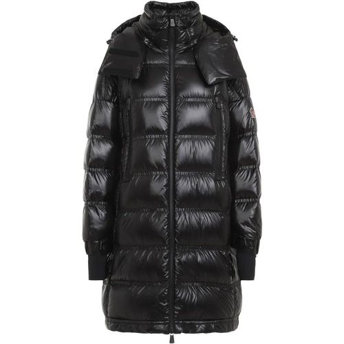 Rochelairs Black Polyamide Long Parka - Größe 1 - schwarz - Moncler - Modalova