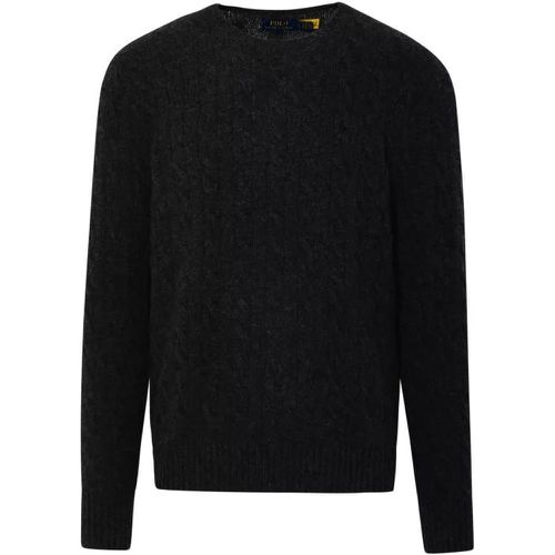 Grey Cashmere Blend Sweater - Größe M - gray - Polo Ralph Lauren - Modalova
