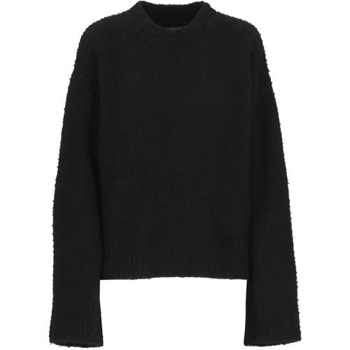 Black Wool Blend Sweater - Größe M - schwarz - Uma Wang - Modalova