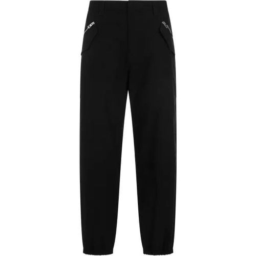 Black Cotton Cargo Trousers - Größe 52 - black - Loewe - Modalova