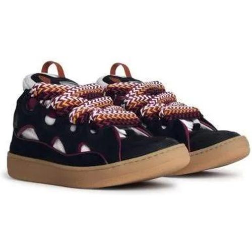 Low-Top Sneaker - Curb' Black Leather Blend Sneakers - Gr. 40 (EU) - in - für Damen - Lanvin - Modalova