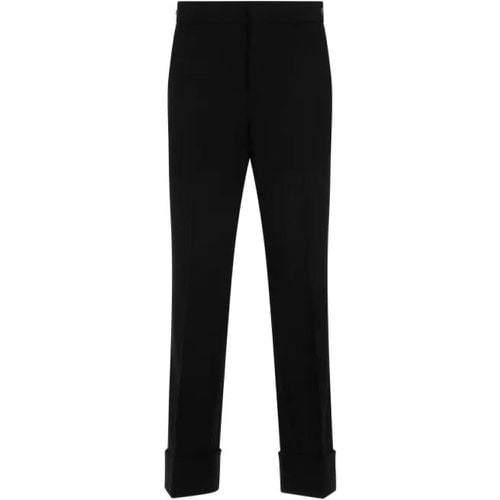 Black Wool Pants - Größe 38 - Gucci - Modalova