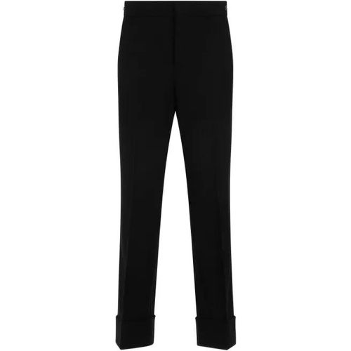 Black Wool Pants - Größe 42 - Gucci - Modalova