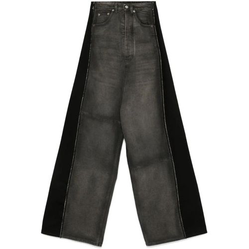 Black Faded Wide-Leg Jeans - Größe 26 - MM6 Maison Margiela - Modalova