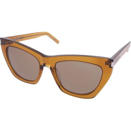 Sonnenbrille - SL 214 KATE-034 - Gr. unisize - in Braun - für Damen - Saint Laurent - Modalova