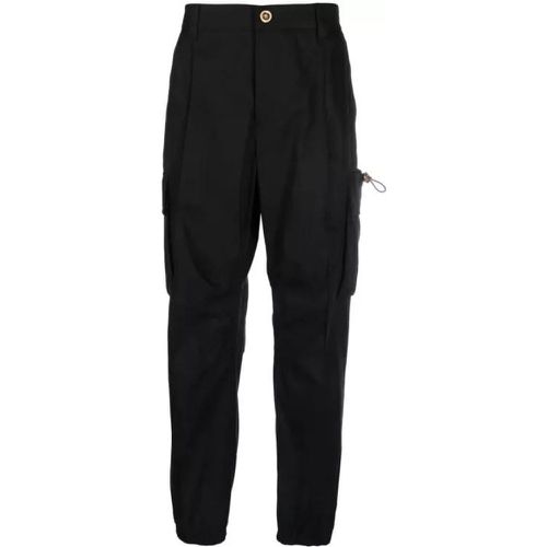 Black Cargo Pants - Größe 54 - black - Versace - Modalova