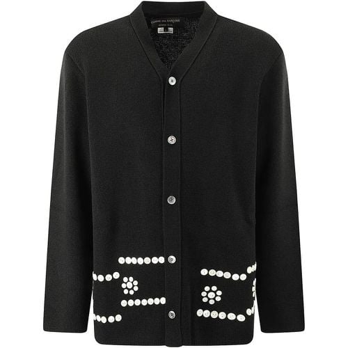 V-Neck Button Closure Cardigan - Größe L - Comme des Garcons - Modalova