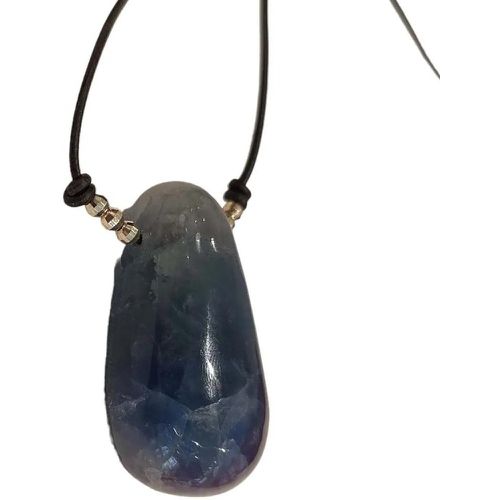 Halskette - pendentif Pierre Fluorite Chrystal lien FW2330 Cat - Gr. unisize - in Grün - für Damen - CATHERINE MICHIELS - Modalova