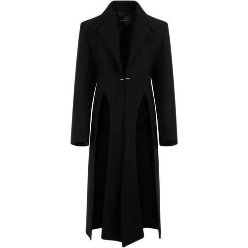 Black Wool Coat - Größe 34 - black - Mugler - Modalova