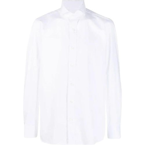 Optical White Classic Shirt - Größe 43 - BORRELLI - Modalova