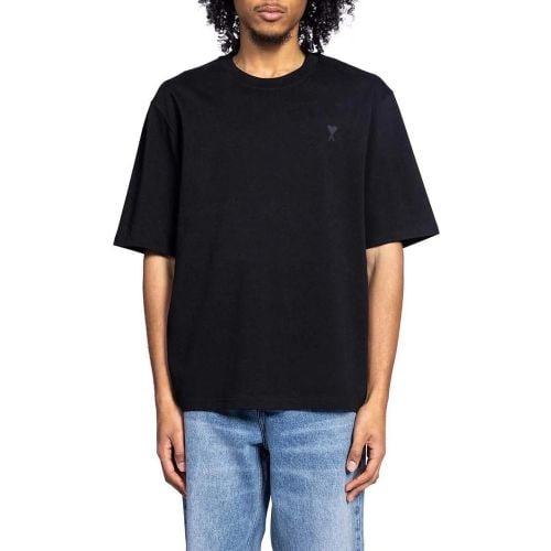 BOXY TEESHIRT ADC TONAL BLACK - Größe L - AMI Paris - Modalova