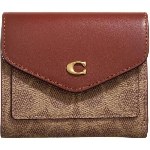 Portemonnaie - Colorblock Coated Canvas Signature Wyn Small Walle - Gr. unisize - in - für Damen - Coach - Modalova