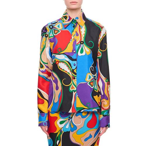 Silk Twill Long Sleeves Shirt - Größe 40 - Pucci - Modalova