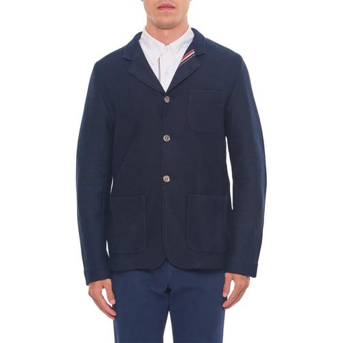 Sack Knit Jacket - Größe 2 - blau - Thom Browne - Modalova