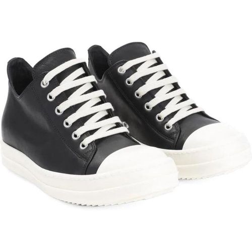 Sneakers - Black Leather Low Sneakers - Gr. 36 (EU) - in - für Damen - Rick Owens - Modalova