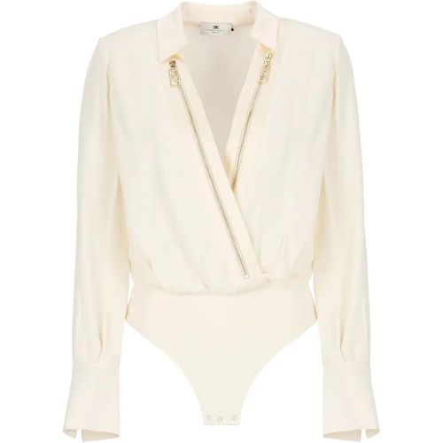 Viscose Body Shirt - Größe 42 - Elisabetta Franchi - Modalova