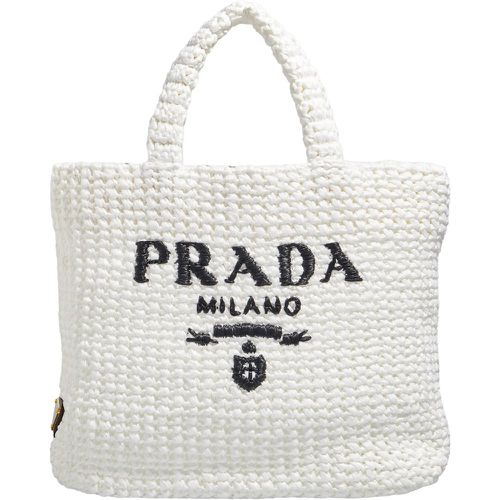 Totes & Shopper - Small Open Double Handle With Contrasting Logo Inl - Gr. unisize - in - für Damen - Prada - Modalova