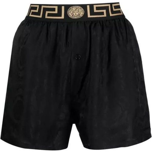 Greca Border Barocco Black Shorts - Größe 1 - black - Versace - Modalova