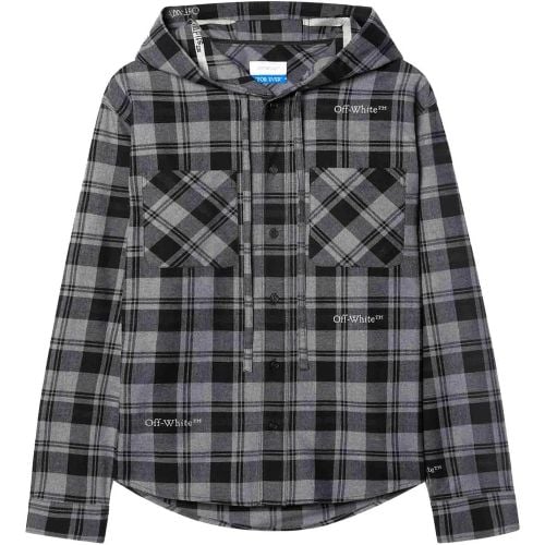 Checkered Overshirt - Größe L - Off-White - Modalova