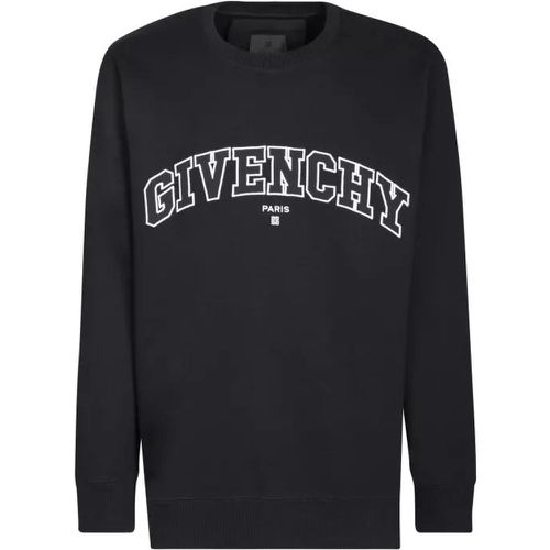 Slim Fit Sweatshirt With College Logo Embroidered - Größe S - black - Givenchy - Modalova