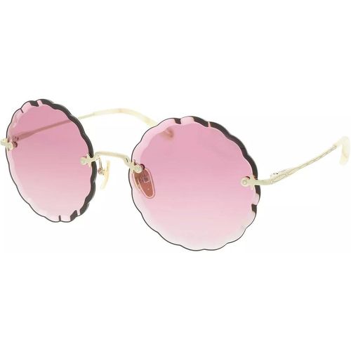 Sonnenbrille - ROSIE rimless rounded metal sunglasses - Gr. unisize - in - für Damen - Chloé - Modalova