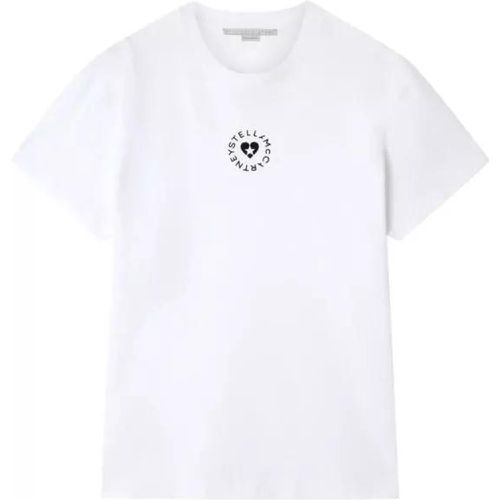 White Lovestruck T-Shirt - Größe L - white - Stella Mccartney - Modalova
