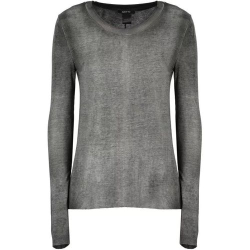 Silk Blend Sweater - Größe L - gray - CALIBAN - Modalova