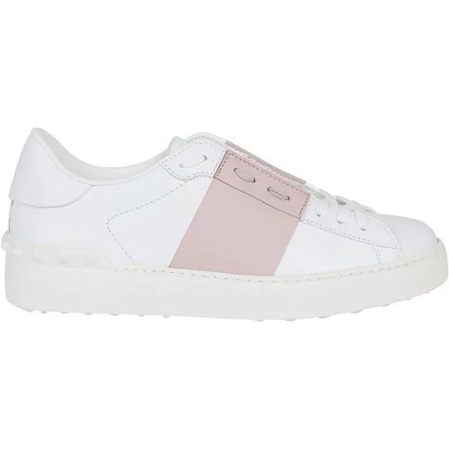 Low-Top Sneaker - White Calfskin Open Sneakers - Gr. 36 (EU) - in - für Damen - Valentino Garavani - Modalova