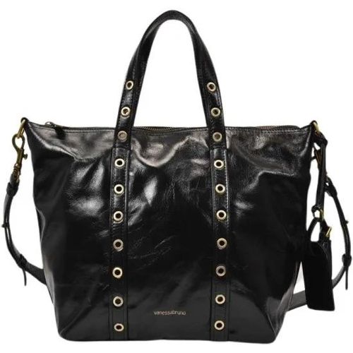 Totes - Zippy Pm Bag In Black Cracked Leather - Gr. unisize - in - für Damen - Vanessa Bruno - Modalova