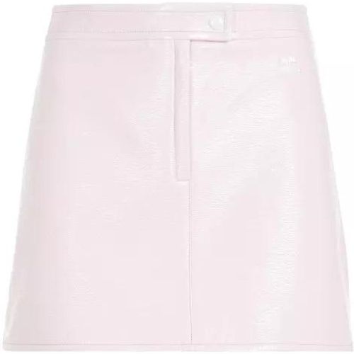 Pale Pink Vinyl Mini Skirt - Größe 34 - beige - Courrèges - Modalova