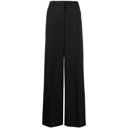 High-Waisted Wide-Leg Trousers - Größe 40 - black - Versace - Modalova