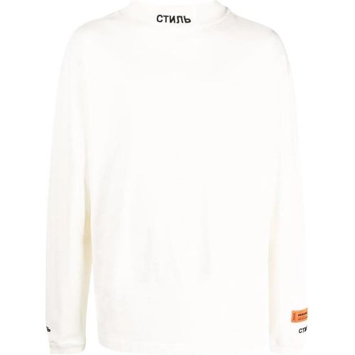 Ctnmb Logo Turtleneck T-shirt - Größe L - Heron Preston - Modalova