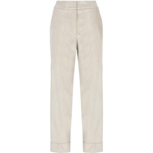 Beige Cotton Corduroy Pants - Größe 38 - PESERICO - Modalova