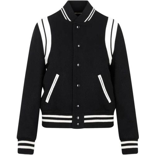 Bandes Teddy Jacket - Größe 54 - Saint Laurent - Modalova