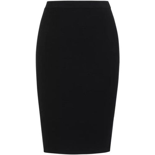 Black Wool Blend Skirt - Größe M - black - Saint Laurent - Modalova