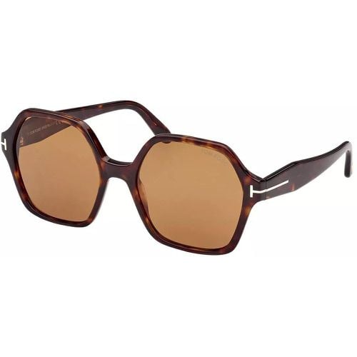 Sonnenbrille - Romy - Gr. unisize - in Dunkelbraun - für Damen - Tom Ford - Modalova