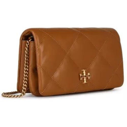 Portemonnaie - Kira' Brown Leather Wallet - Gr. unisize - in - für Damen - TORY BURCH - Modalova