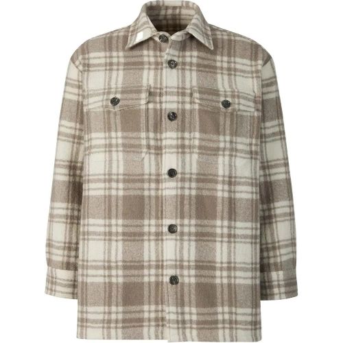 Checked Wool Overshirt - Größe L - AMI Paris - Modalova