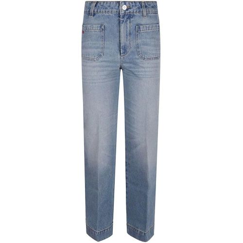 Blue Cropped Kick Alina Jeans - Größe 24 - Victoria Beckham - Modalova