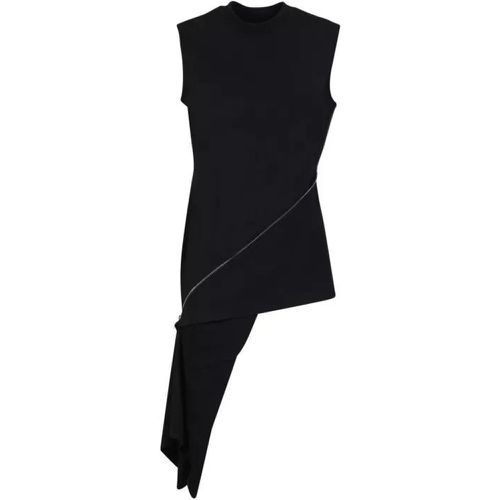 Zip Detail Black Sleeveless Top - Größe 12 - black - J.W.Anderson - Modalova