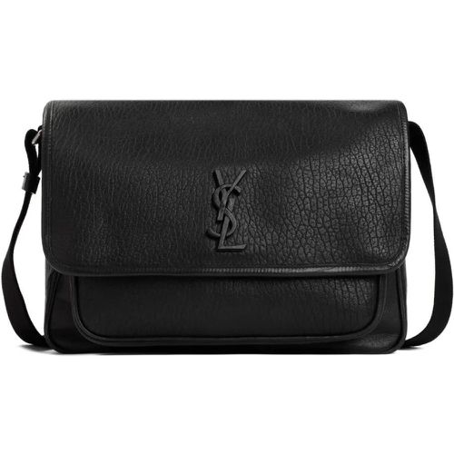 Crossbody Bags - Black Calf Leather Niki Messenger Bag - Gr. unisize - in - für Damen - Saint Laurent - Modalova