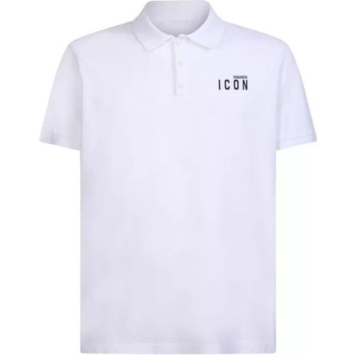 White Icon Polo Shirt - Größe XL - Dsquared2 - Modalova