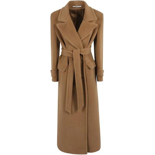 Elegant Camel Wool Coat - Größe 42 - Tagliatore - Modalova